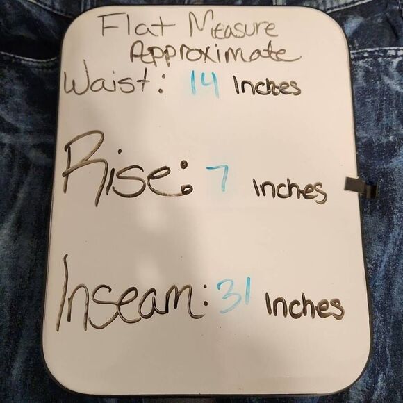 Tripp NYC Daang Goodman Tie Dye Low Rise Skinny 100% Cotton Blue Pants Size 7 - Picture 8 of 8